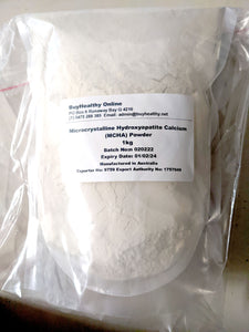 Microcrystalline Hydroxyapatite MCHA (Bovine Calcium Powder) 1kg BULK Australian Made