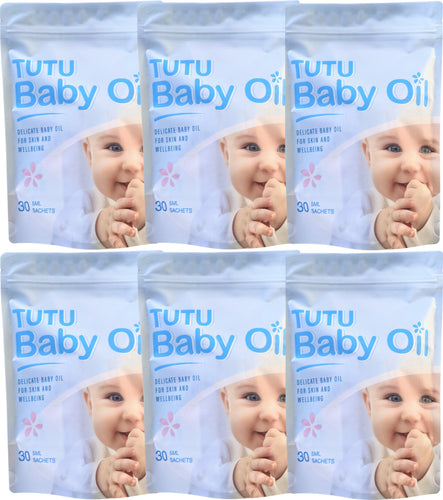 TUTU BABY OIL - SPECIAL BULK 6 Packs as prescribed in West Australia Neo-Natal Units