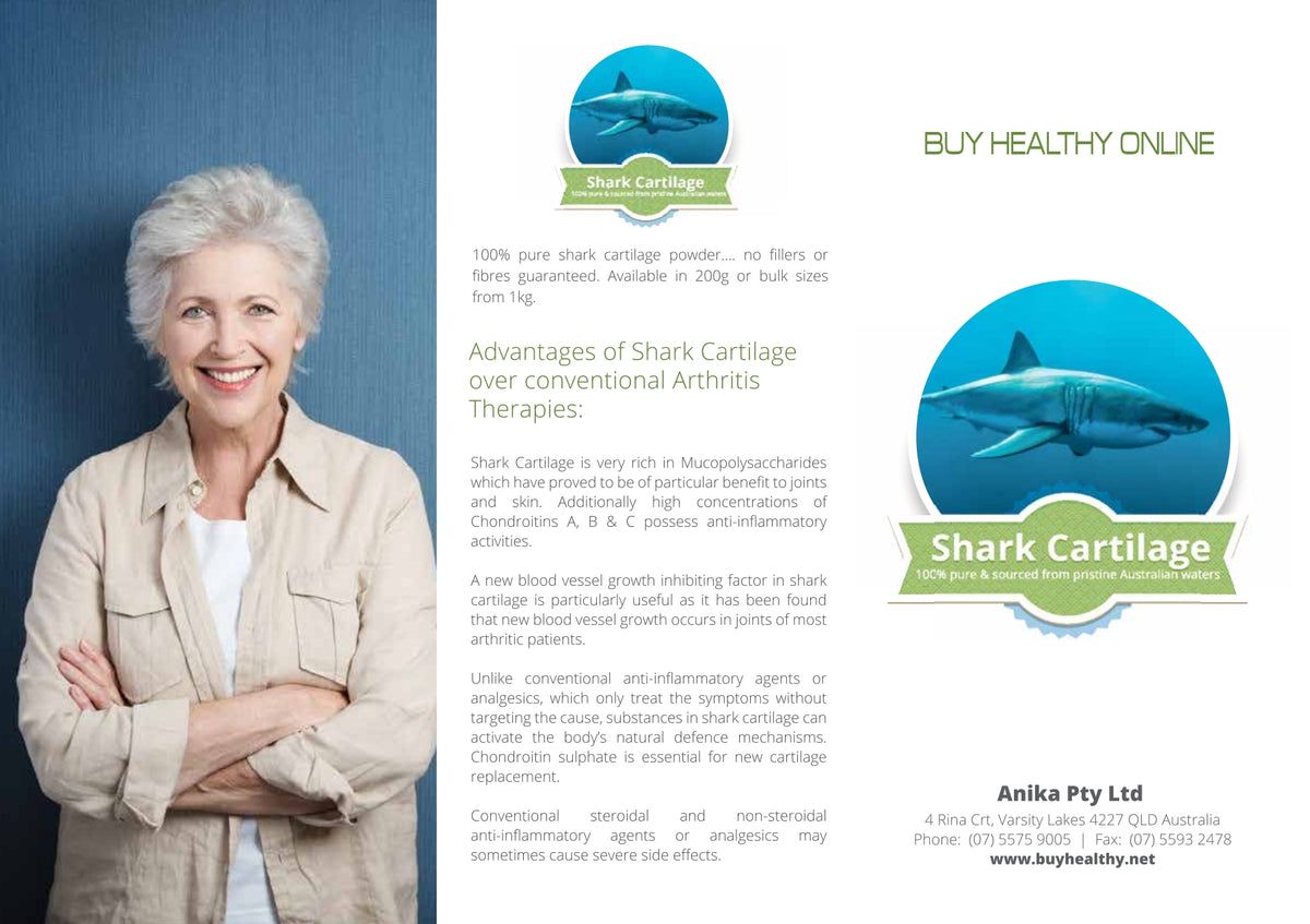 Shark Cartilage Powder 1kg Australian made – Buyhealthy Online